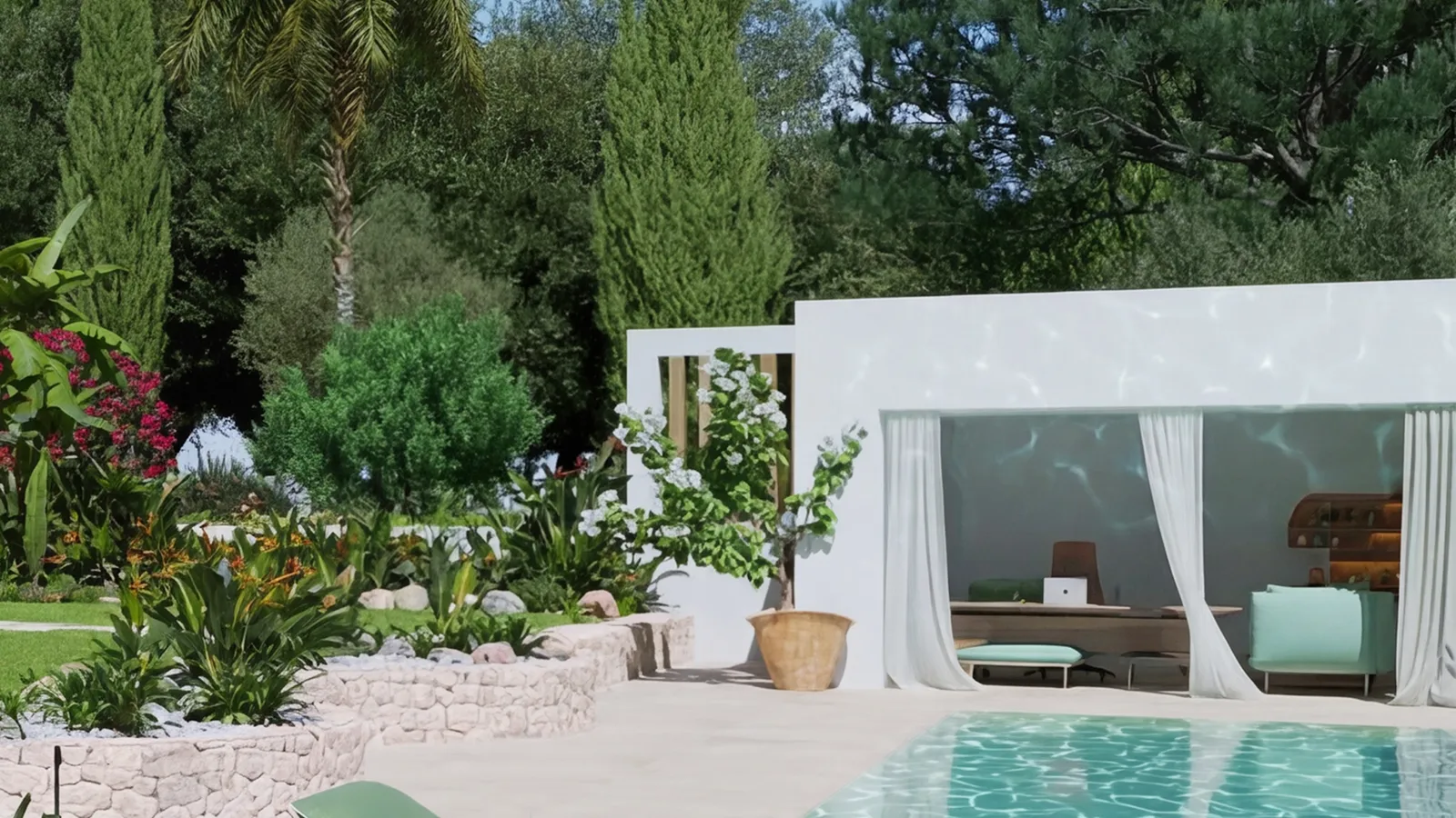 HIGHLIGHTS POOLHOUSE